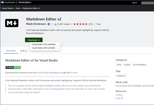 「Visual Studio」拡張機能がARM64に対応