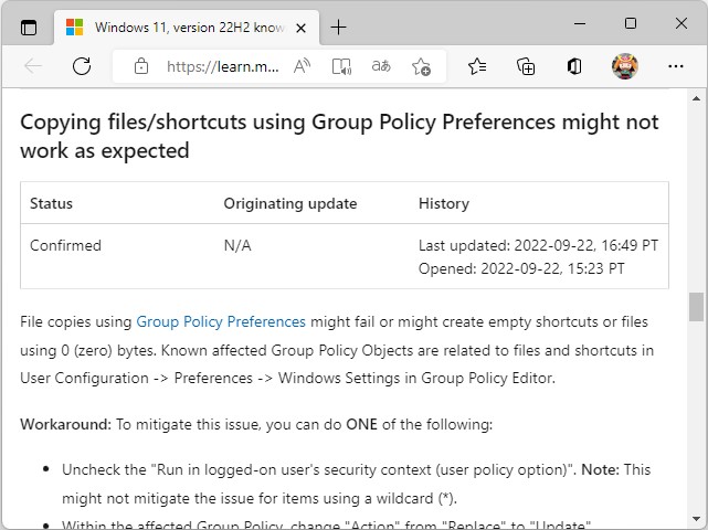 同社のサポートページにおけるアナウンス