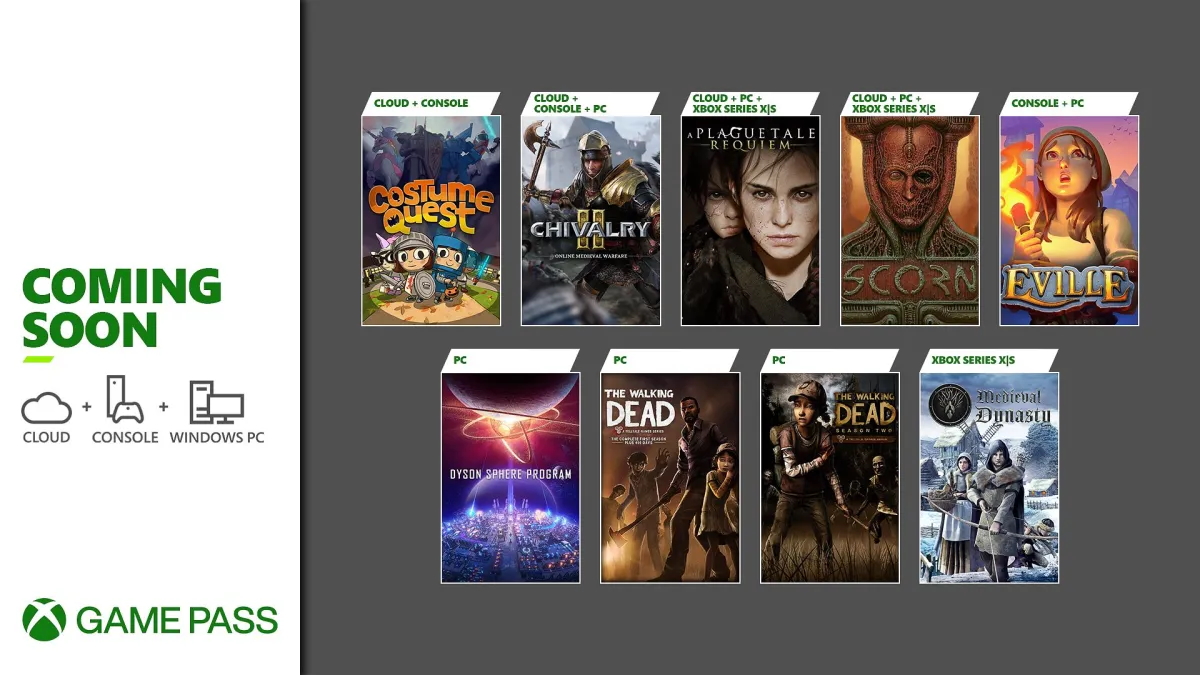 「Xbox/PC Game Pass」2022年10月前半の追加ラインナップが公開