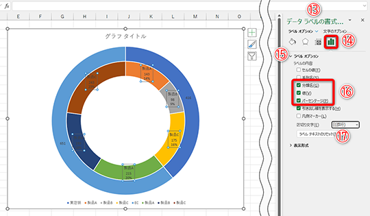【Excel】2段階の分け方でデータをグラフで俯瞰するには? 分類と内訳を表す二重ドーナツグラフを作る方法 - いまさら聞けないExcelの ...
