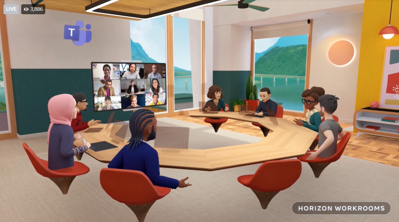 「Horizon Workrooms」と「Microsoft Teams」が連携