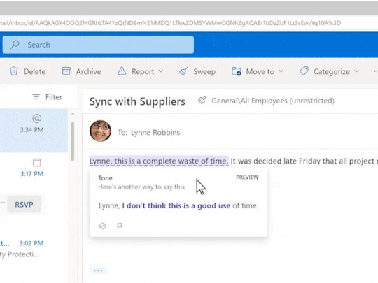 AI校正機能「Microsoft エディター」