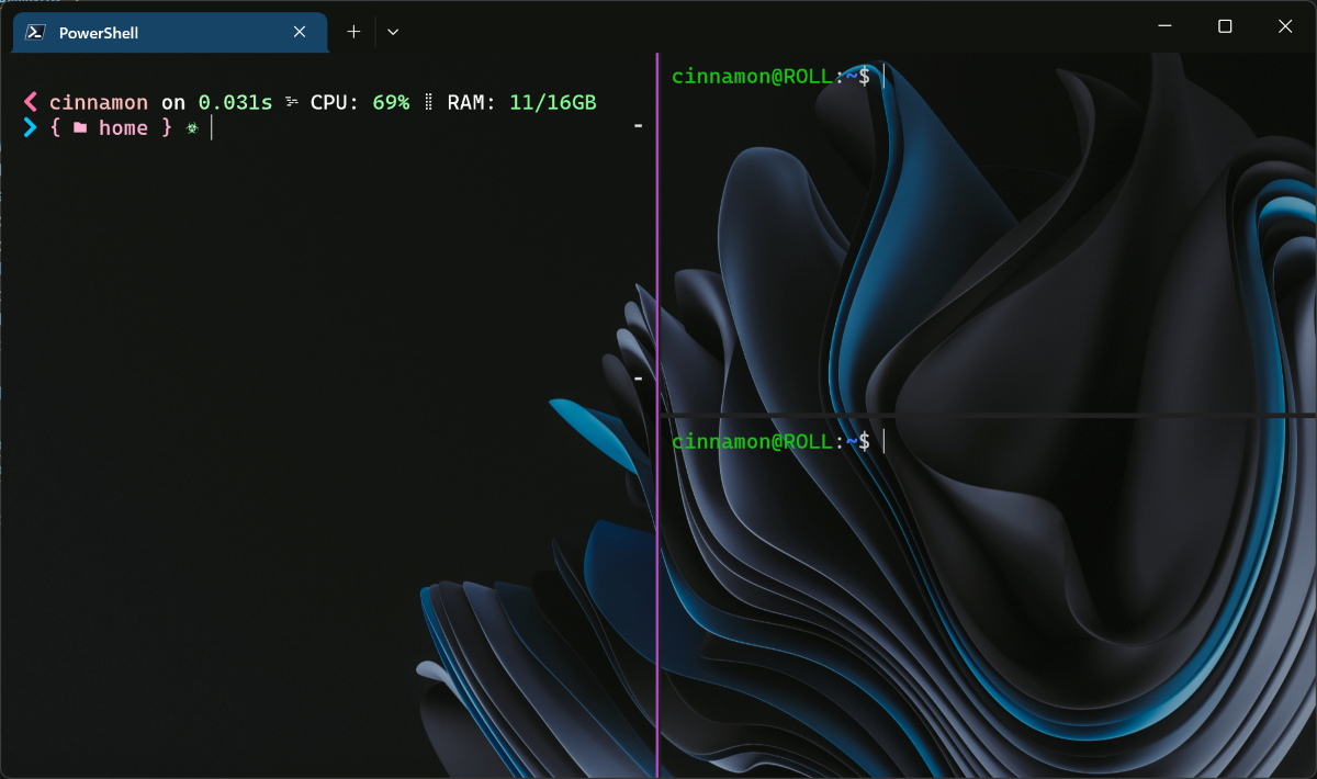 タブとペインによる柔軟なレイアウト