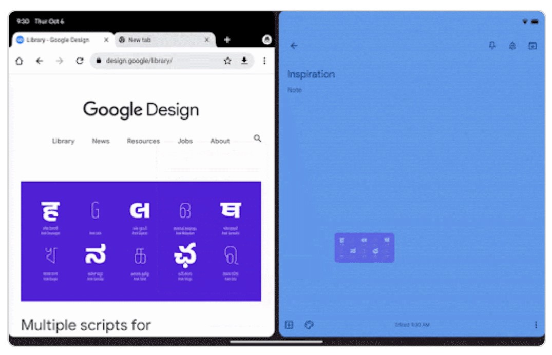 他のアプリにドラッグ＆ドロップ