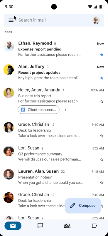 ラベル内での検索結果が表示される