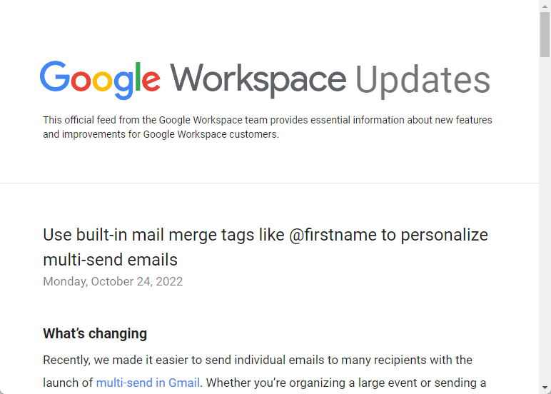 「Gmail」に差し込み機能が追加