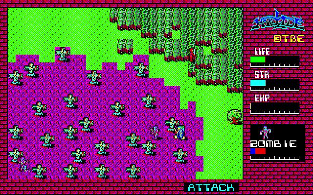 フィールドを移動しながら敵と戦う