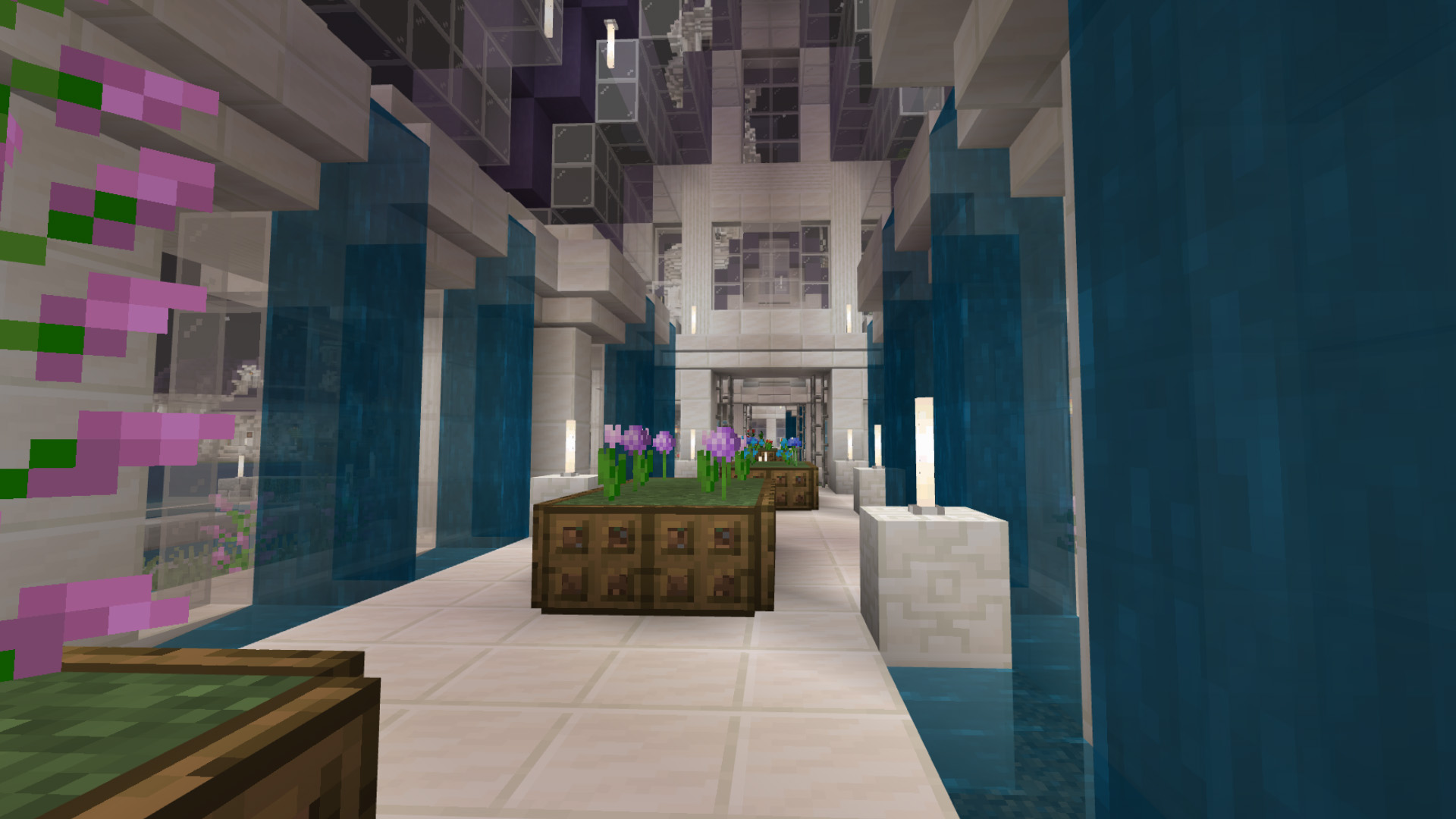 植物園も水上都市の雰囲気で統一されている