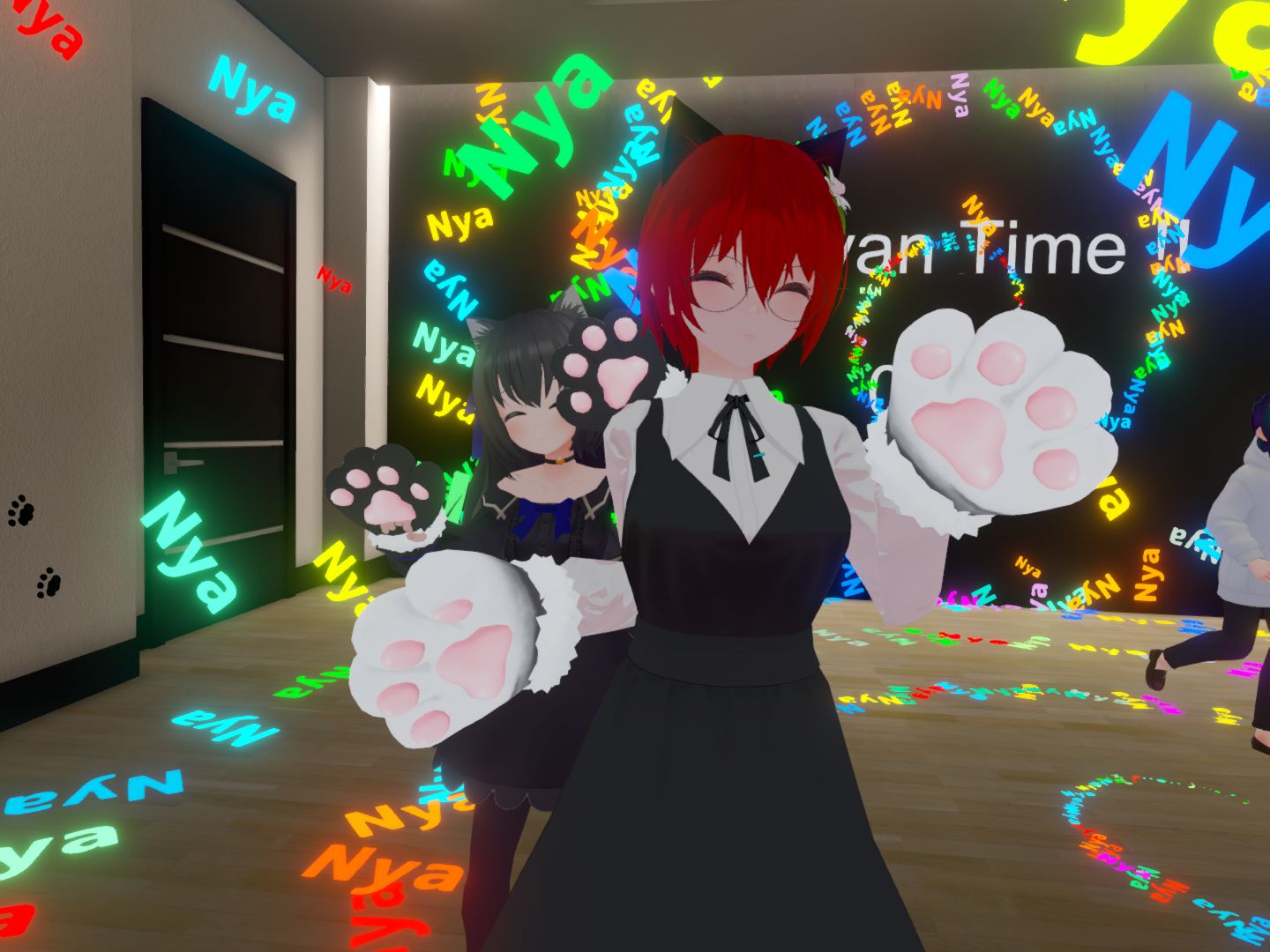 身振り手振りが可能なので友達と一緒にポーズを決めて記念写真を撮ることもできます