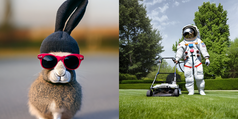 768×768ピクセルで出力された画像の例