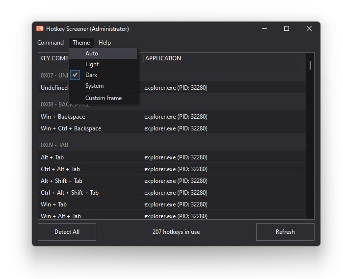 最新のアプリらしく、ダークモードにも対応