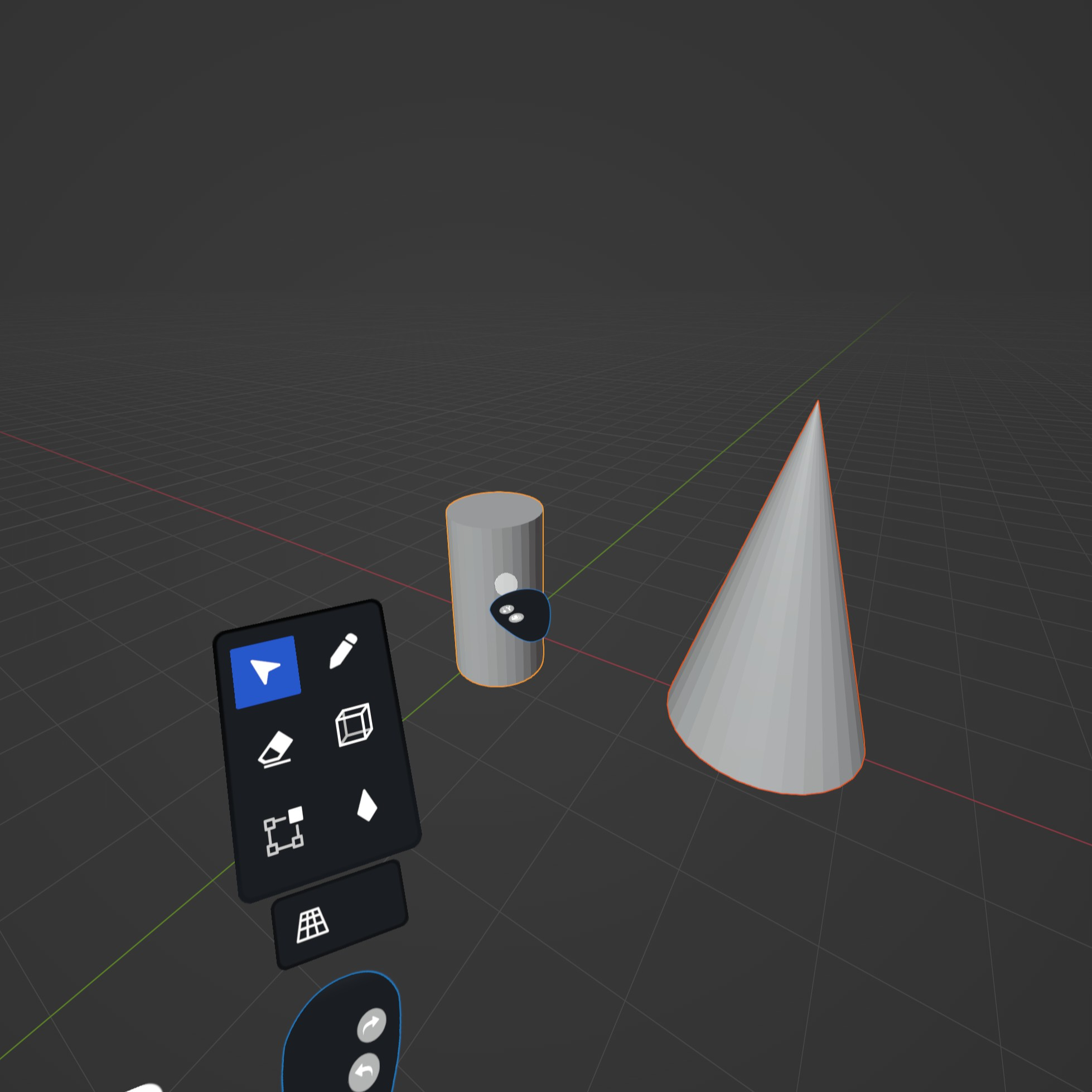 「SELECT」アイコンと複数選択例