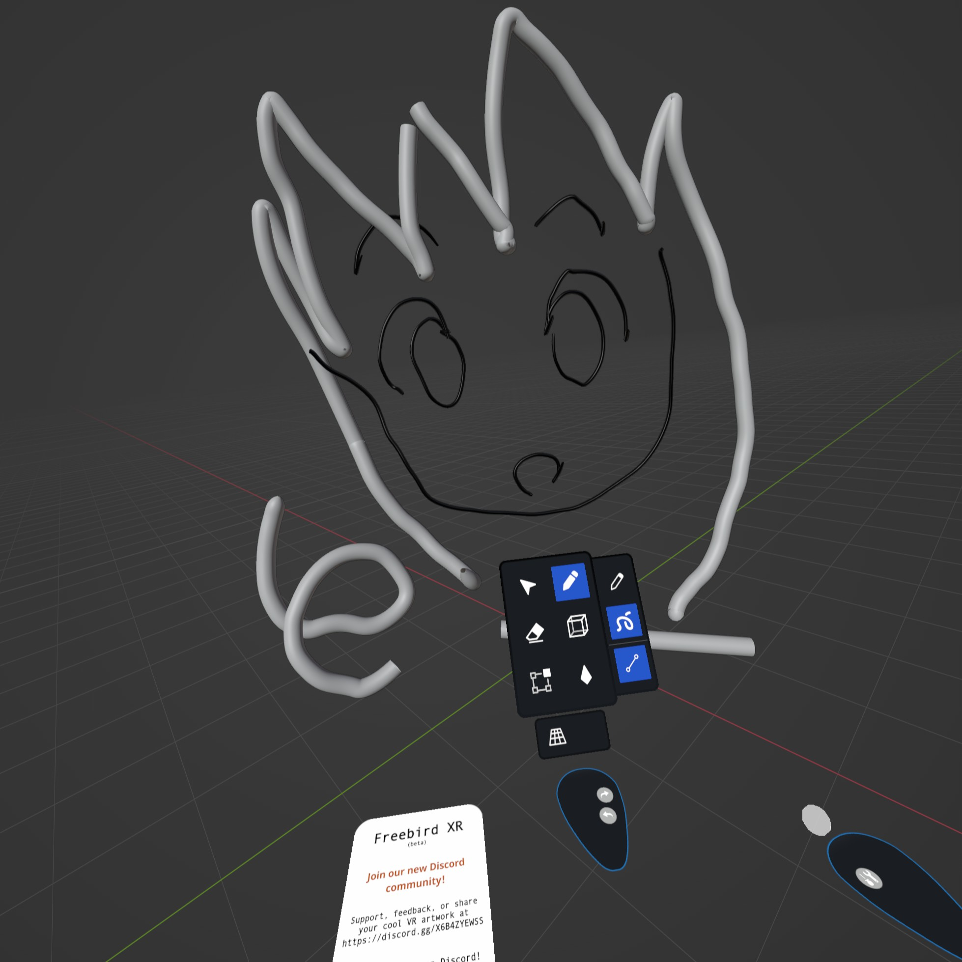 ドローツールによる落書き