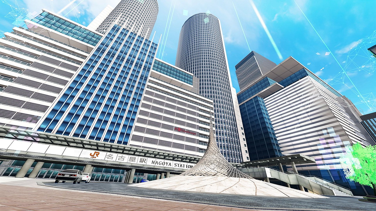 リアルに再現されたJR名古屋駅を体験できた