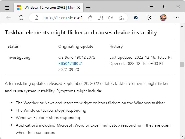 同社のドキュメントページにおけるアナウンス
