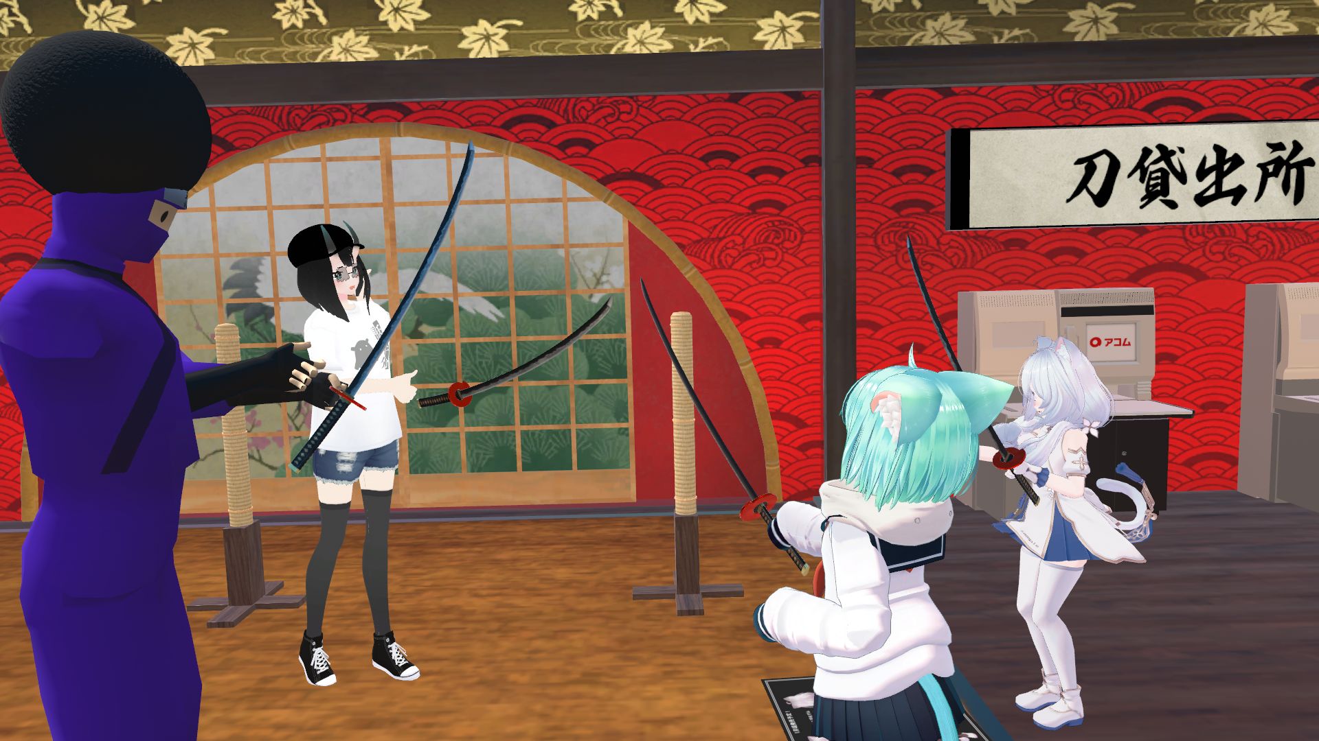 みんなで遊びに行って体験を共にできるのはメタバースの利点の1つです