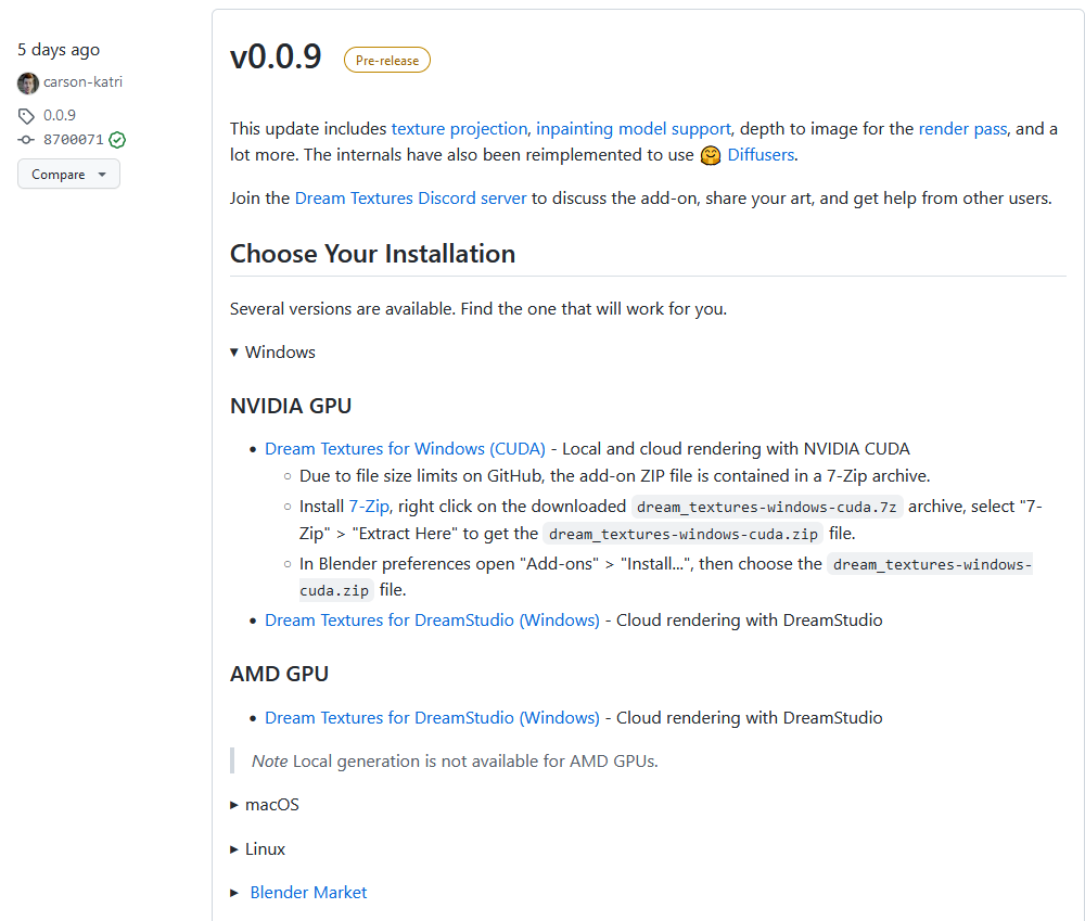 OSや環境によってダウンロードするファイルが違うので注意