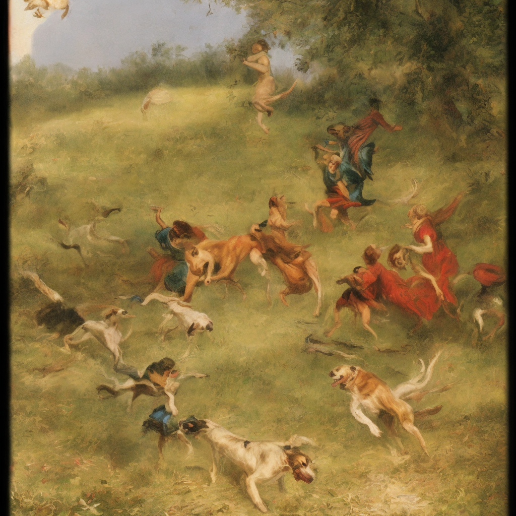 妖精のパーティーを思わせる光景