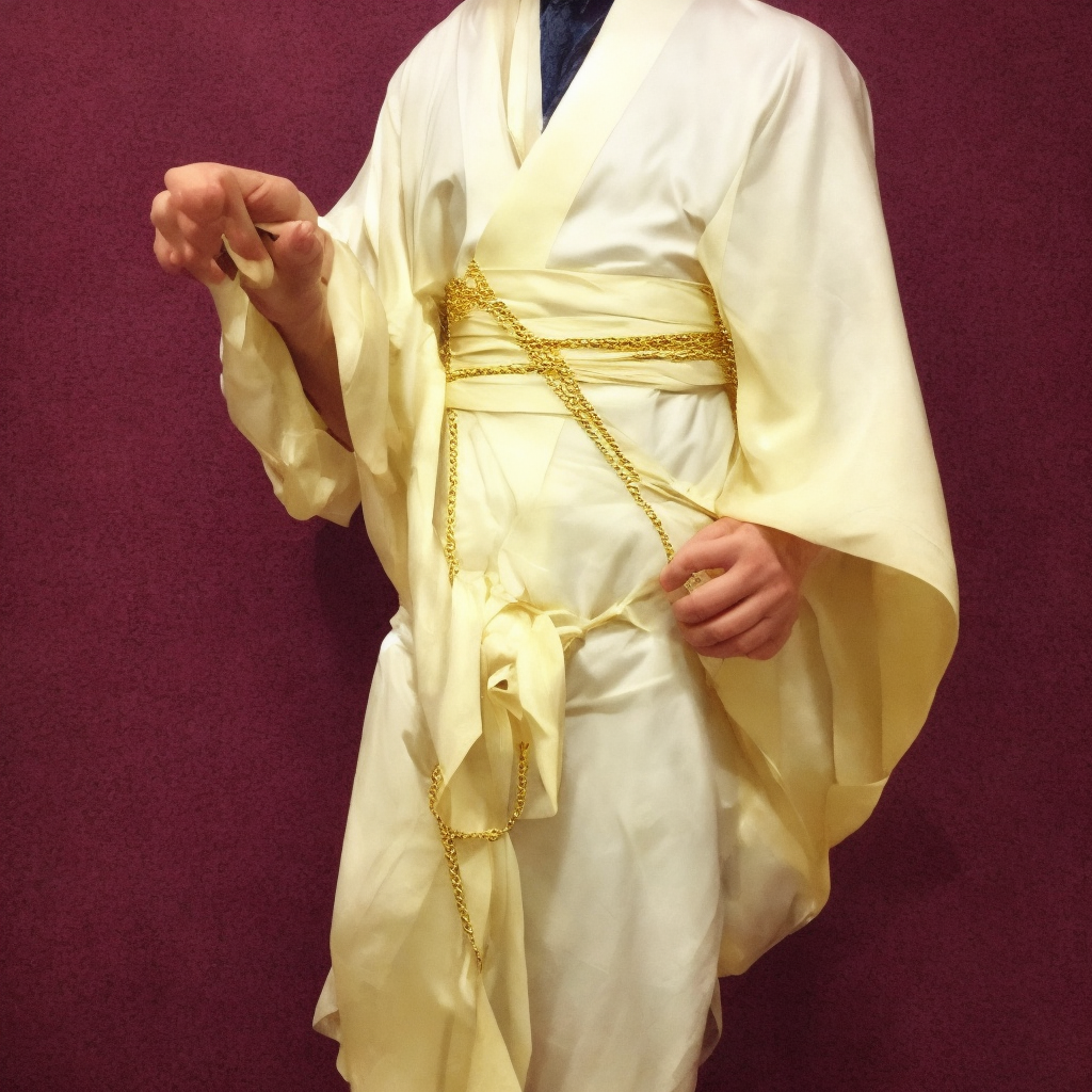 着物、金鎖、帯という要素をしっかりとらえ、べらべら感も出ている