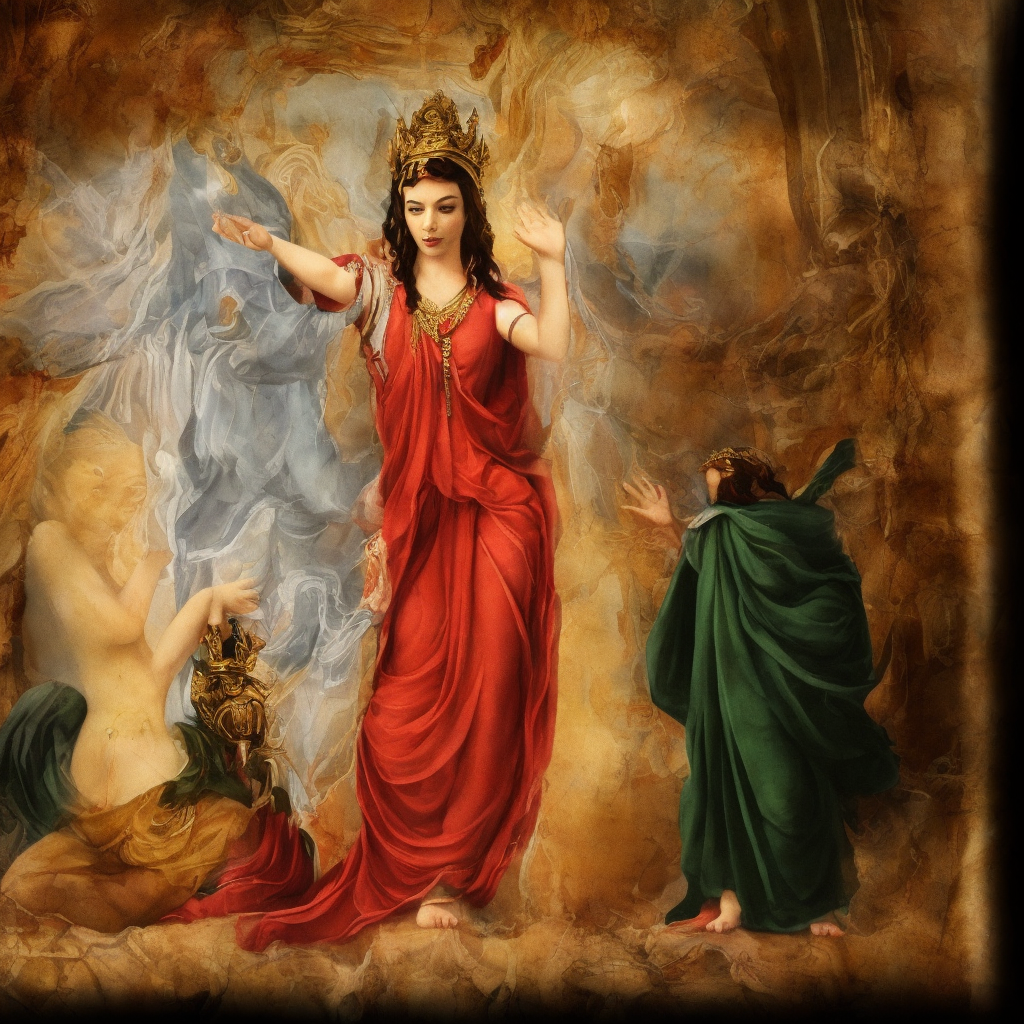 こちらはヒンドゥー教の要素が入っている