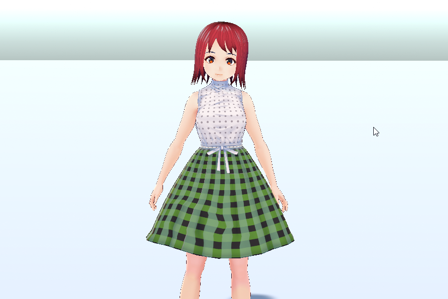 服の形やテキスタイルを変更