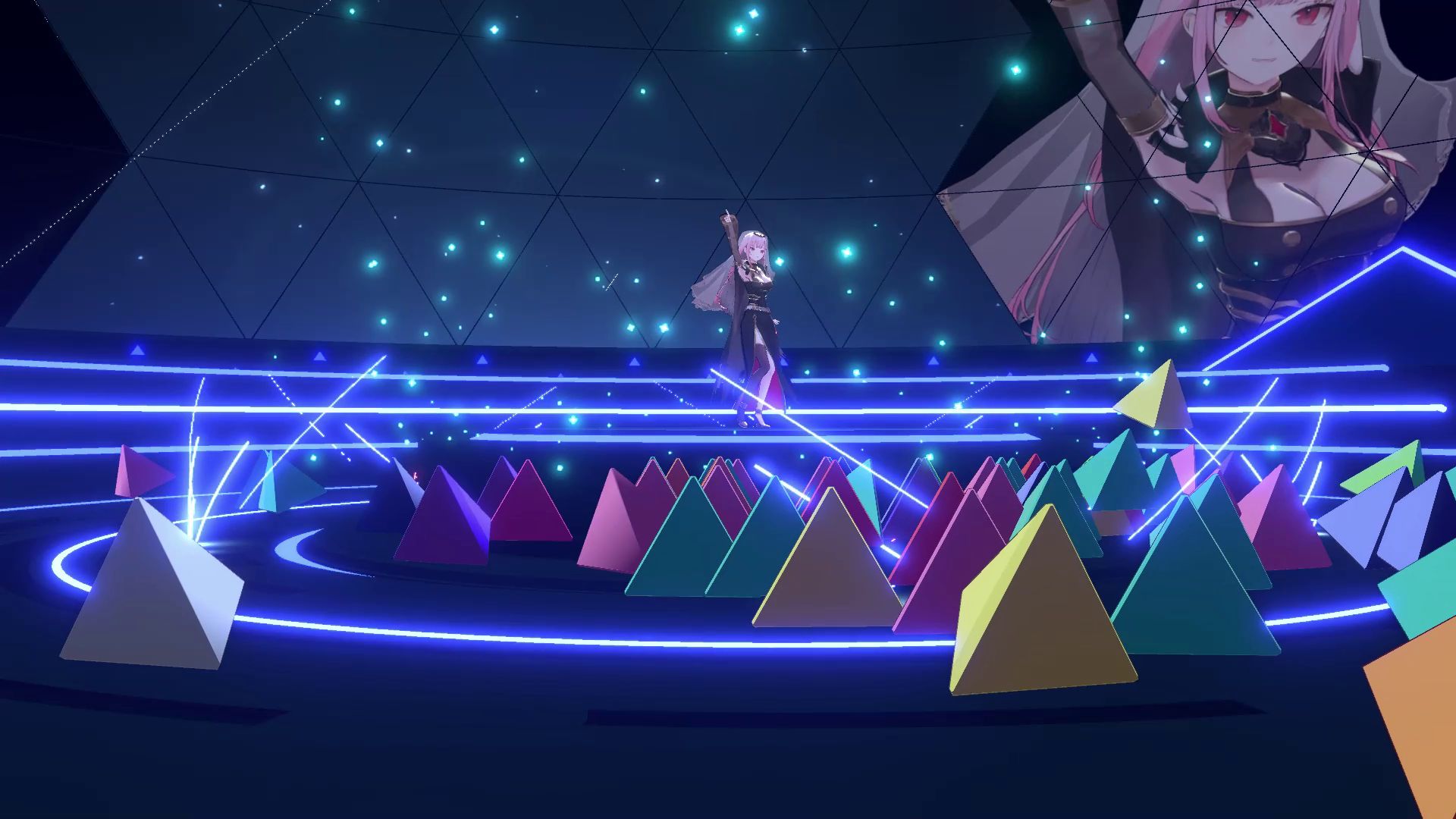 森カリオペさんのパフォーマンス。