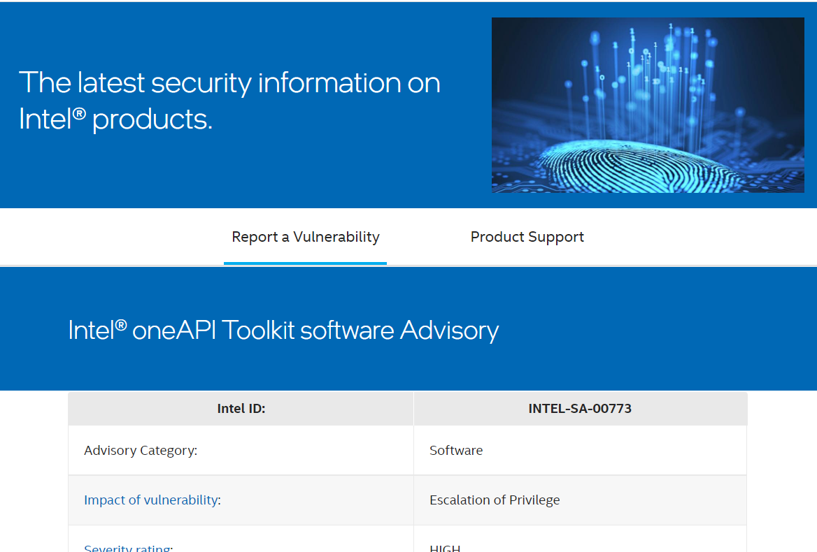 Intel Security Center