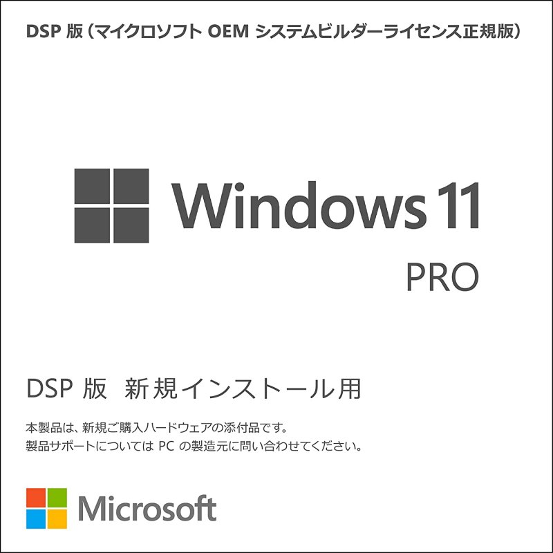 Windows 11 Pro 64ビット版