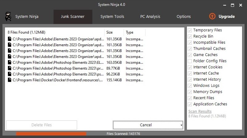 「System Ninja Free」v4.0