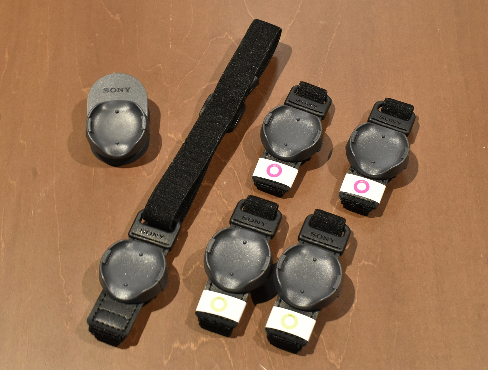 ヘッドバンド、リストバンド、アンクルバンド、クリップ