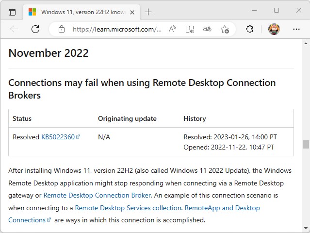 同社のドキュメントページ