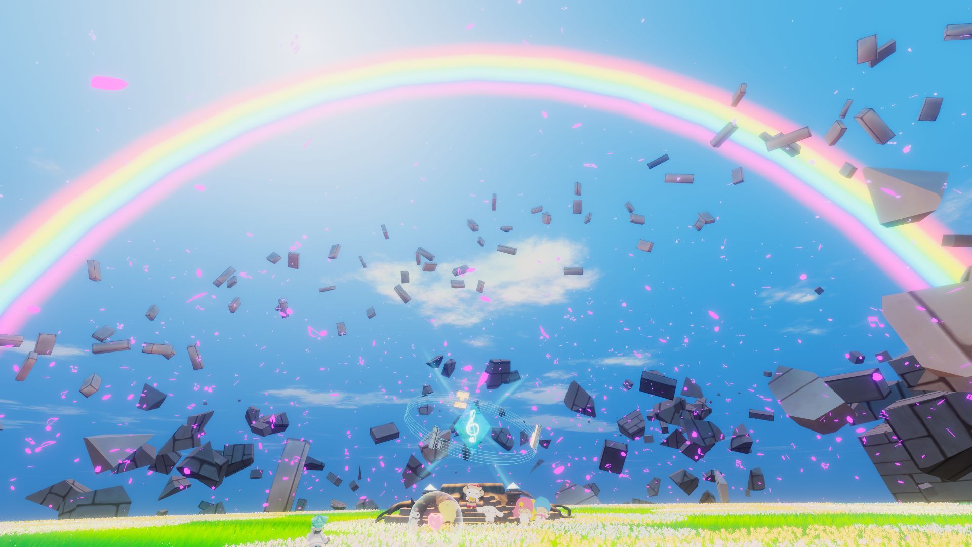 ガラリと舞台全体を変えられるのはバーチャル空間ならではのメリットと言えるでしょう