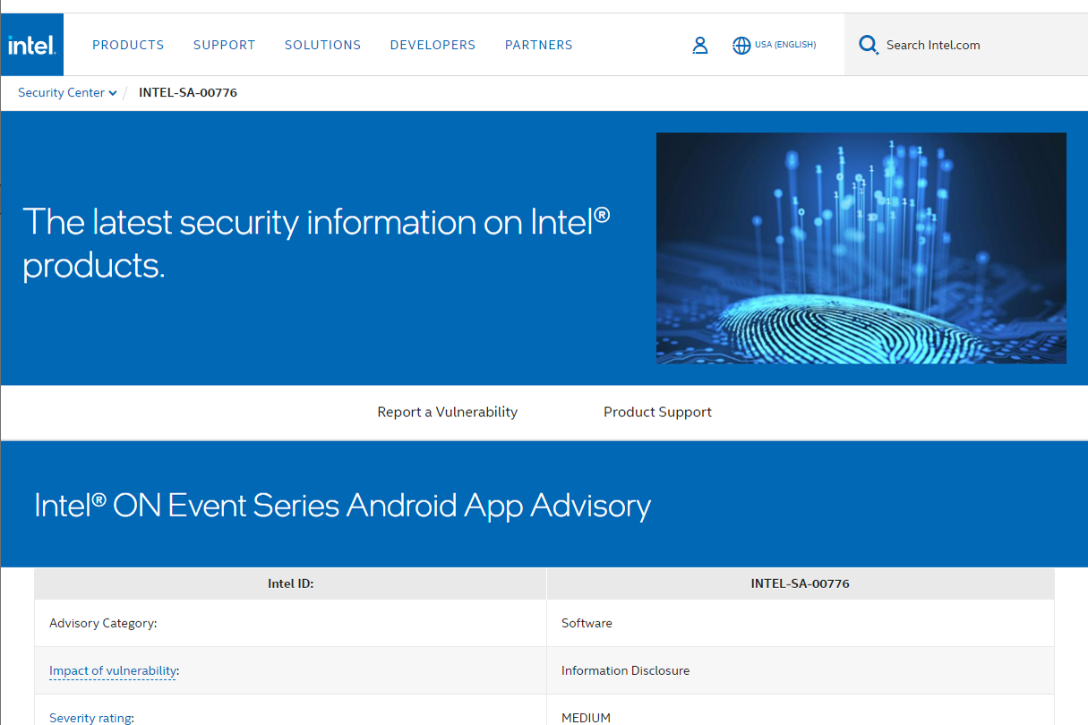 Intel Security Center