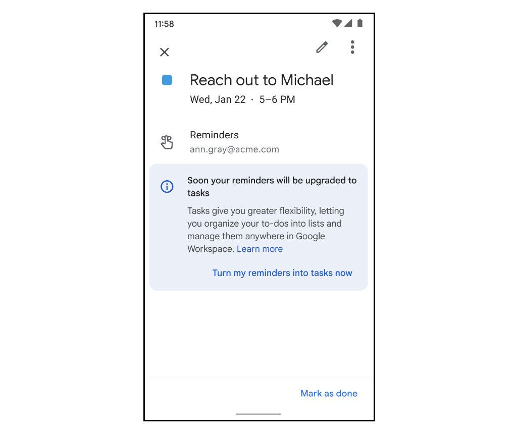 モバイルでの通知