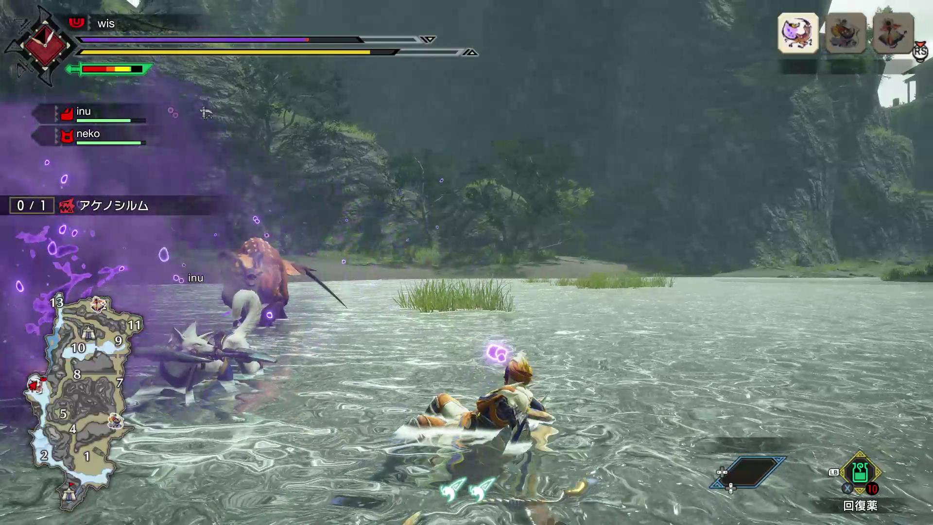 防具を強化したものの、「ドスフロギィ」の毒には苦戦する