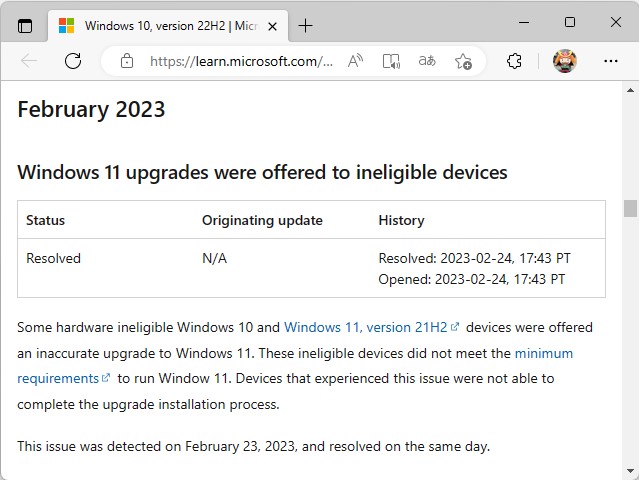 同社による告知