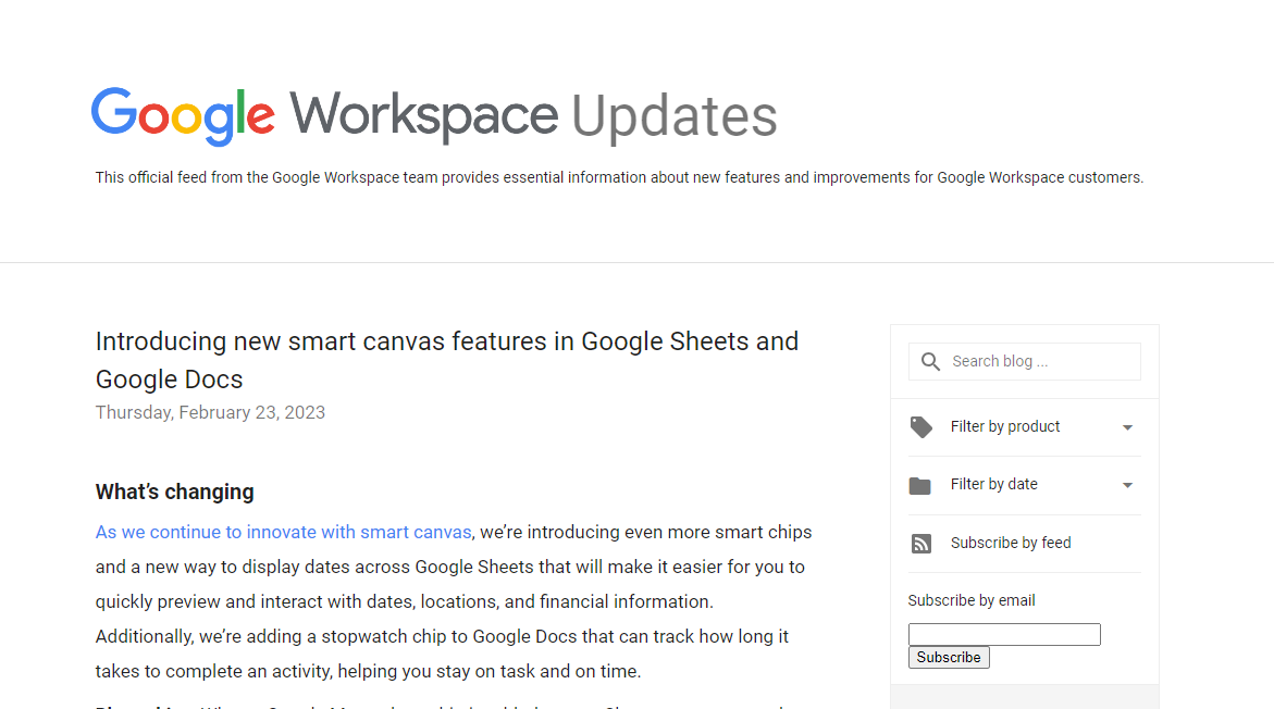 「Google スプレッドシート」でセルに日付や場所、財務情報を簡単に設定可能に