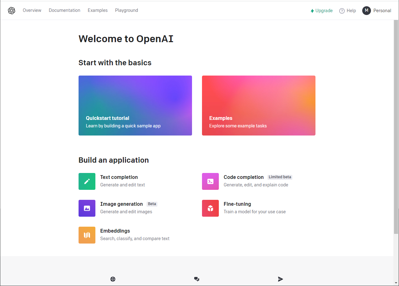 <a href="https://platform.openai.com/overview" class="n" target="_blank">ChatGPT</a>の概要ページ