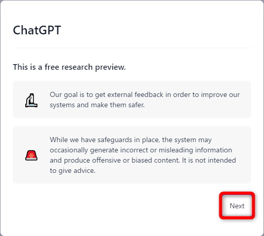 ［Next］をクリックする
