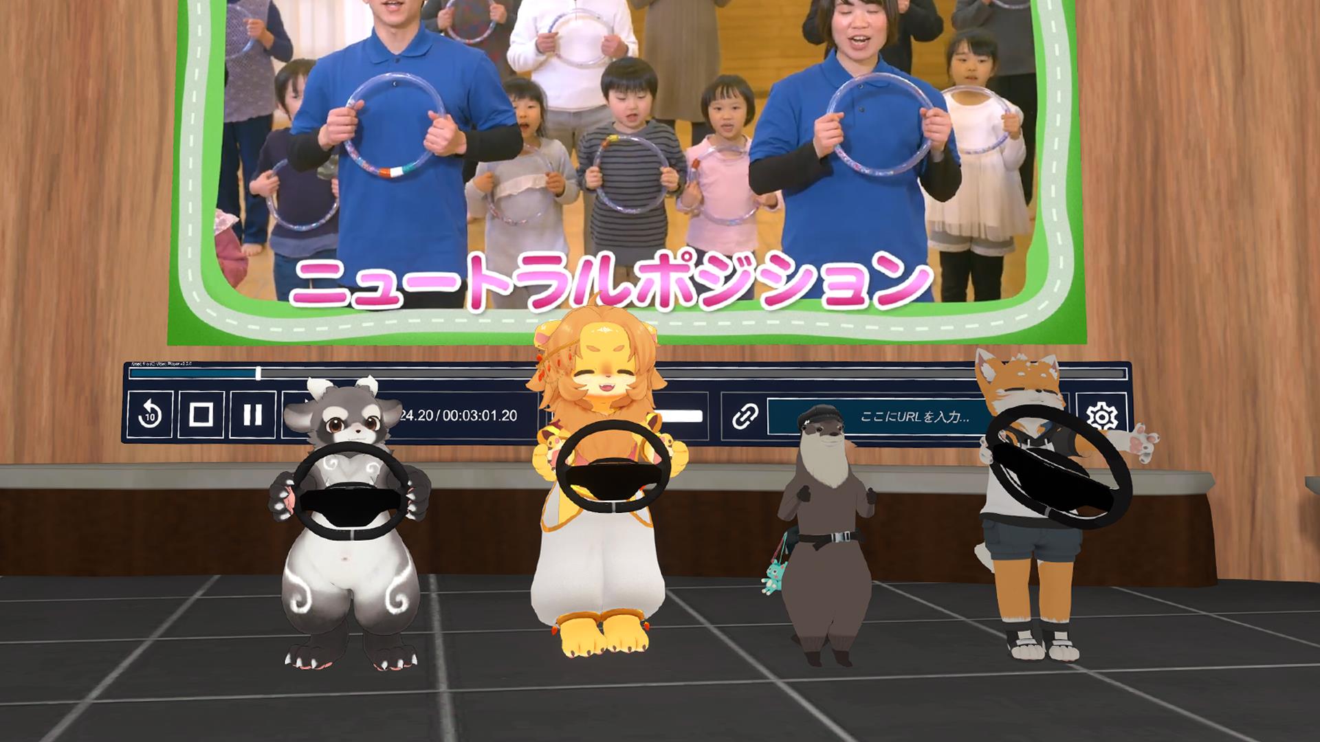 メタバース上にある「NISSAN CROSSING」で「ハンドルぐるぐる体操」をしに行ってきました！