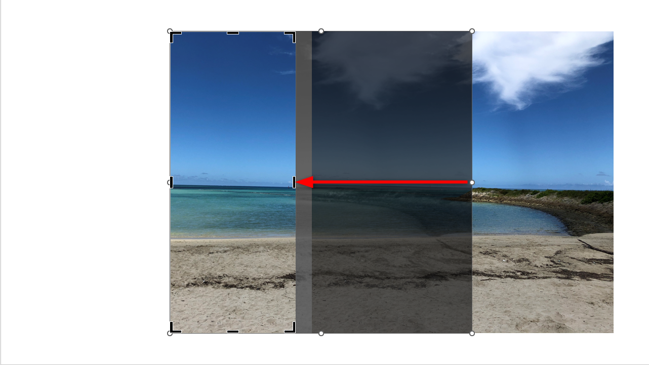 流用できそうな位置を残してトリミングする