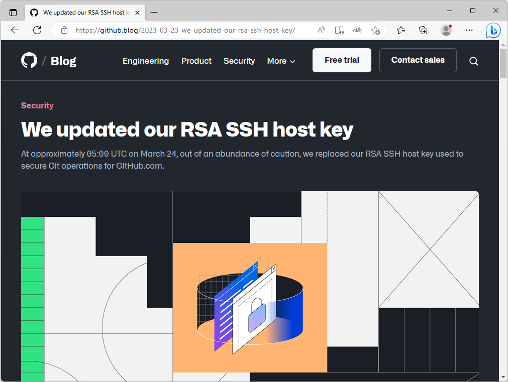 公式ブログ「The GitHub Blog」でのアナウンス