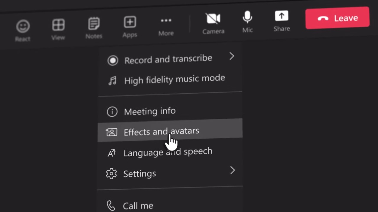 エフェクトの拡張としてアバターがサポートされる