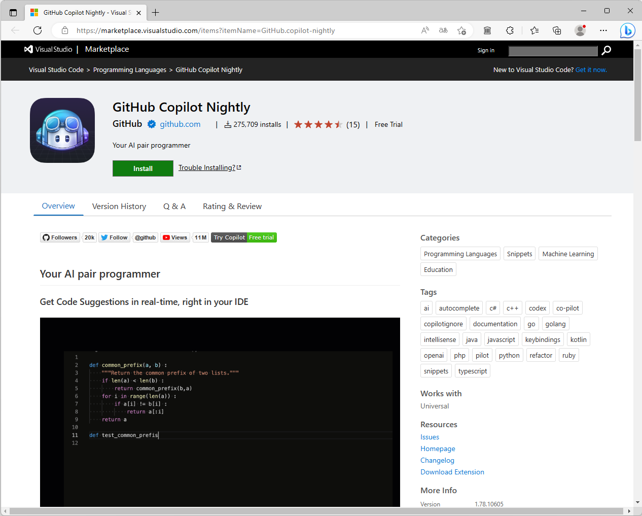 「Visual Studio Code」v1.77