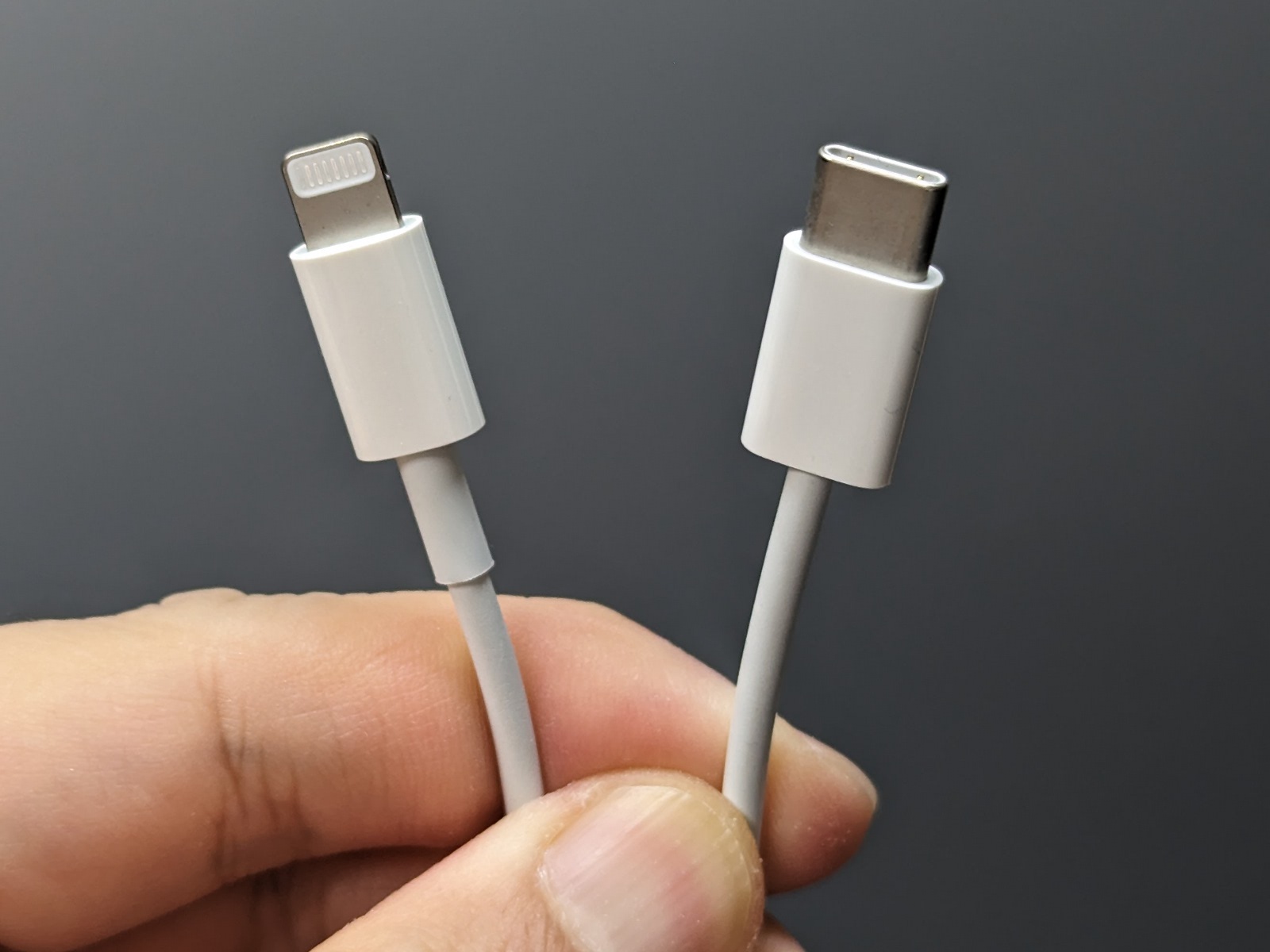 第9世代は「iPhone」と同じLightning（左）、第10世代は汎用のUSB Type-C（右）で充電を行う