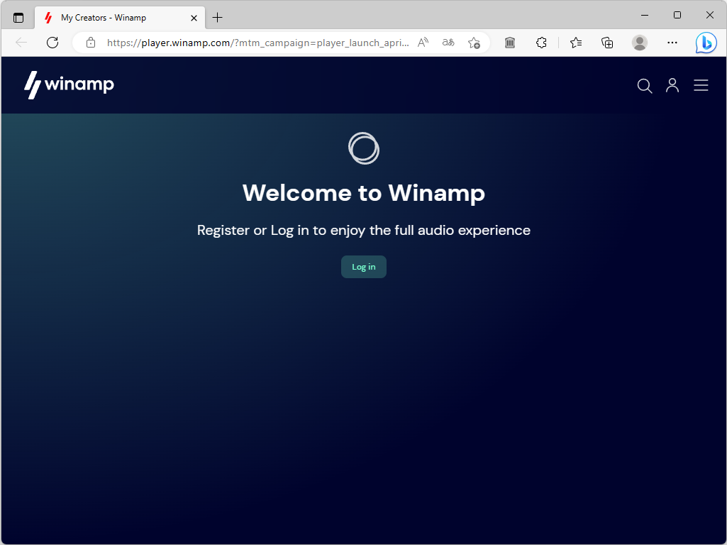あの「Winamp」がモバイル＆デスクトップ対応のWebプレーヤーに