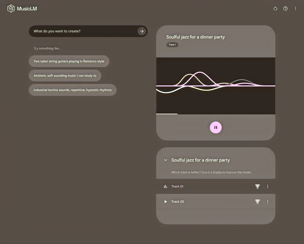 Google、テキスト→音楽生成AI「MusicLM」をリリース