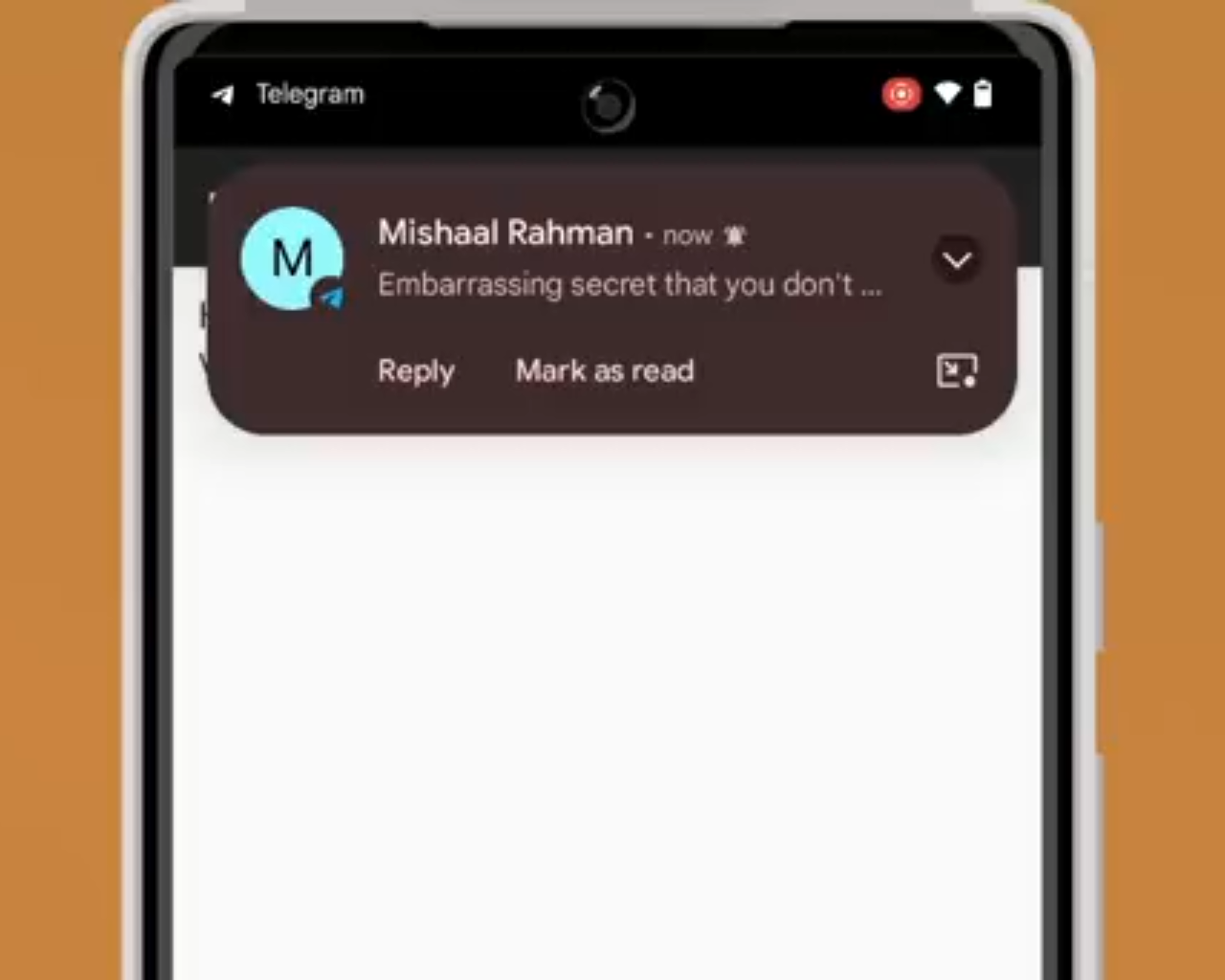 Androidのスクリーン録画を邪魔する通知！　これをなんとかしたい