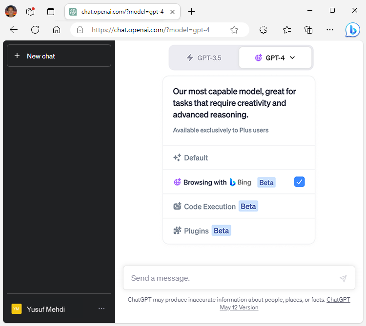 「Bing」検索でリアルタイムな知識を手に入れる「ChatGPT」