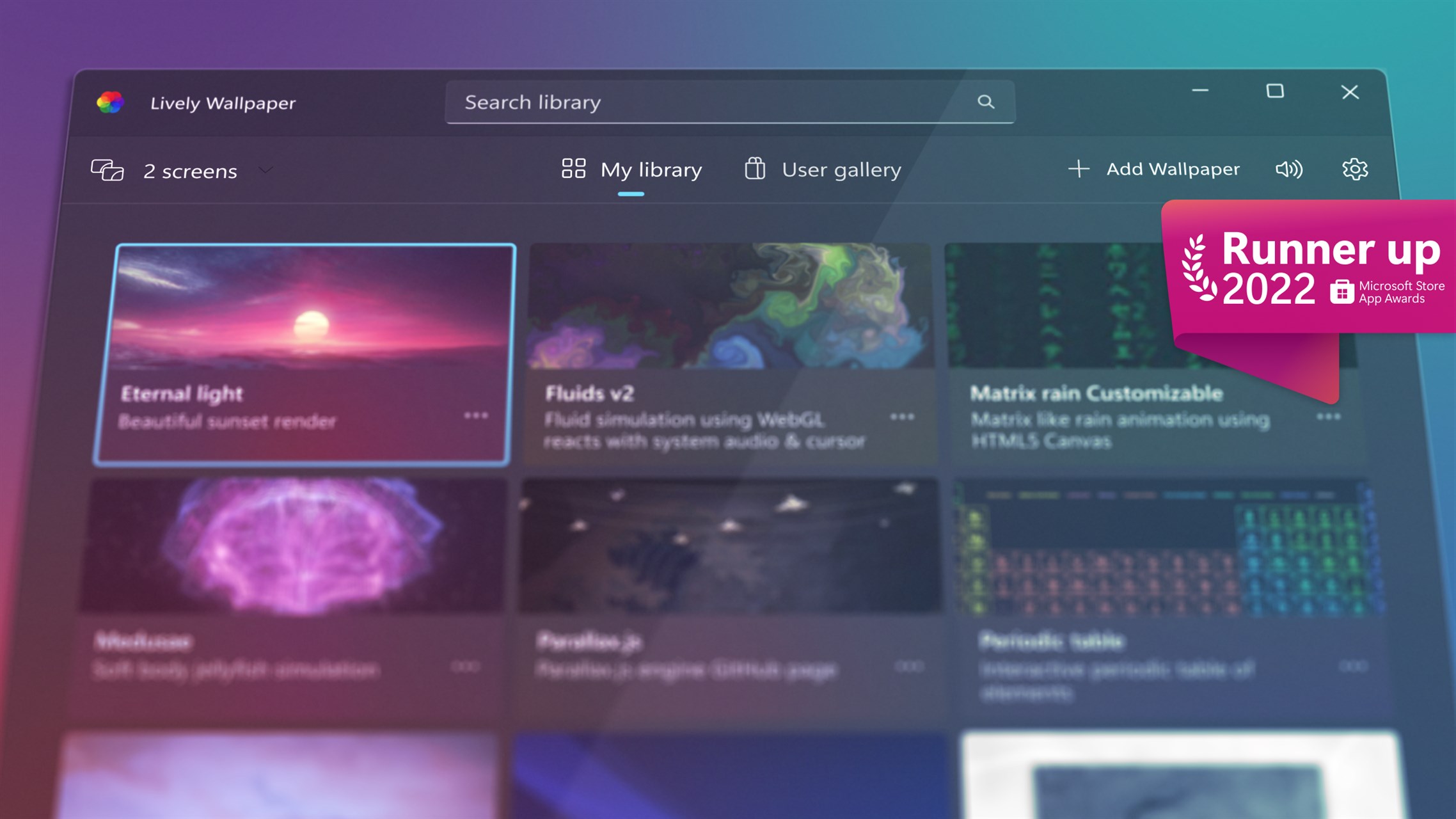 「Lively Wallpaper」